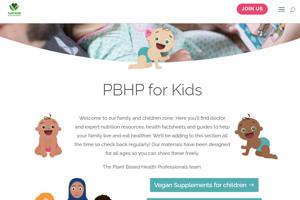pbhp-kids plant based health professionals uk childrens information