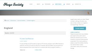 The hugs society - directory of UK rescue centres